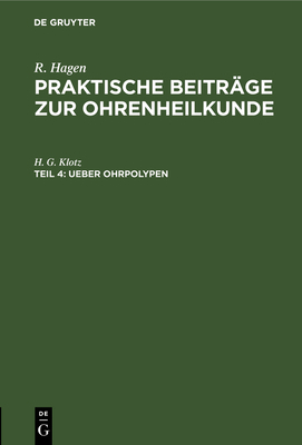Ueber Ohrpolypen [German] 3112681533 Book Cover