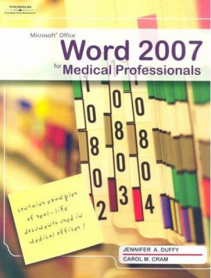 Microsoft Office Word 2007 for Medical Professi... 1423905423 Book Cover