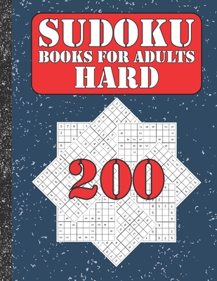 Sudoku books for adults hard: 200 Sudokus from ... B086PN2F28 Book Cover