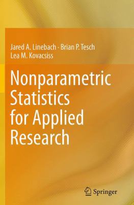 Nonparametric Statistics for Applied Research 149395394X Book Cover