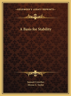 A Basis for Stability 1169775543 Book Cover