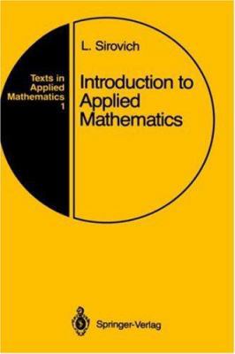 Introduction to Applied Mathematics 0387968849 Book Cover