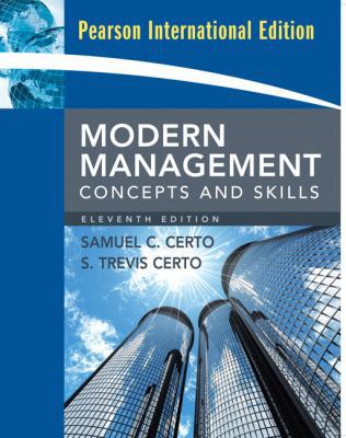 Modern Management: Concepts and Skills (11th Ed... 0132074257 Book Cover