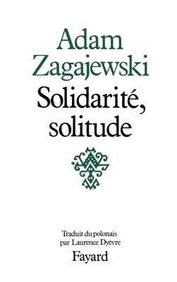 Solidarité, solitude [French] 2213017883 Book Cover