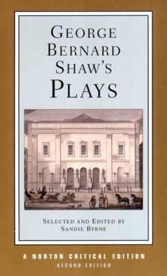 George Bernard Shaw's Plays 0393977536 Book Cover
