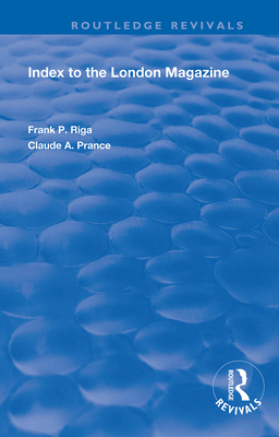 Index to the London Magazine 0367137925 Book Cover