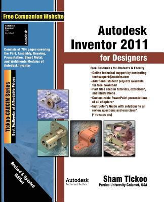 Autodesk Inventor 2011 for Designers 1932709835 Book Cover