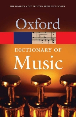 The Concise Oxford Dictionary of Music 0198608845 Book Cover