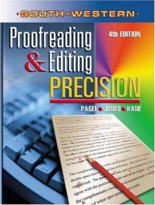 Proofreading and Editing Precision (with CD-ROM) 0538698985 Book Cover