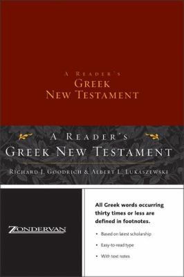 Reader's Greek New Testament-FL [Greek, Ancient (to 1453)] 0310248884 Book Cover
