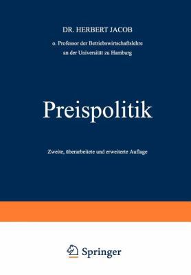 Preispolitik [German] 3409885242 Book Cover