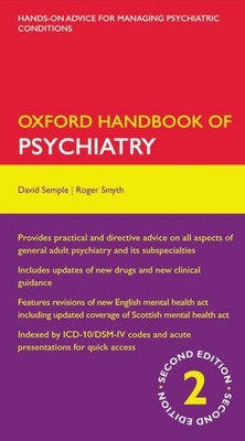 Oxford Handbook of Psychiatry 0199239460 Book Cover