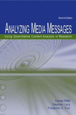 Analyzing Media Messages: Using Quantitative Co... 0805852980 Book Cover