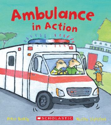 Paperback Ambulance in Action (Busy Wheels) Book