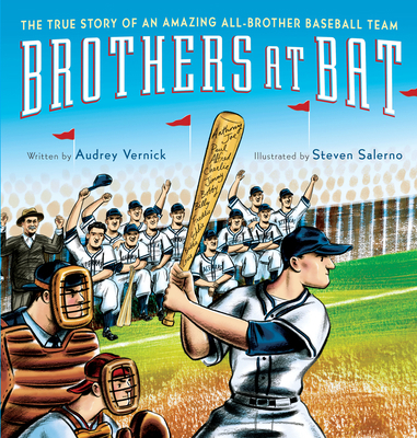 Brothers at Bat: The True Story of an Amazing A... 0063314568 Book Cover