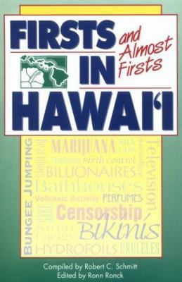 Firsts and Almost Firsts in Hawaii 0824812824 Book Cover