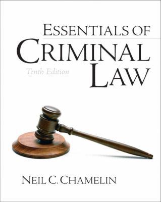Essentials of Criminal Law 0132447509 Book Cover
