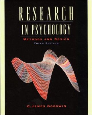 Research in Psychology: Methods and Design 0471398616 Book Cover