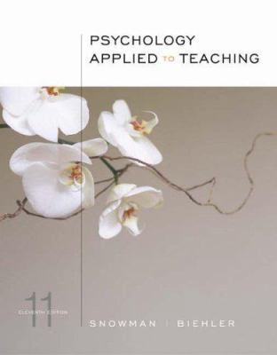 Psychology Applied to Teaching 0618821201 Book Cover