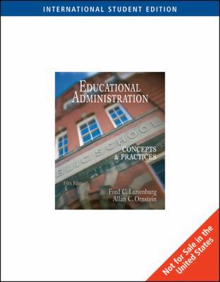 Educational Administration: Concepts and Practices 0495806226 Book Cover