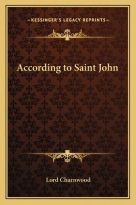 According to Saint John 1162723467 Book Cover