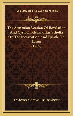 The Armenian Version Of Revelation And Cyril Of... 116713124X Book Cover