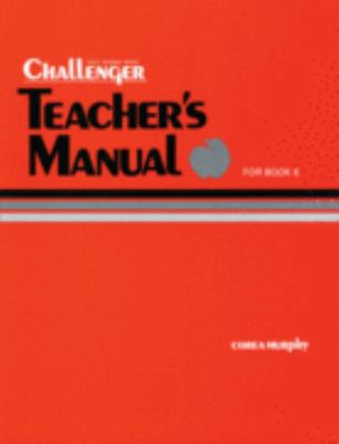 Challenger Teacher's Manual for Book 6 0883367939 Book Cover
