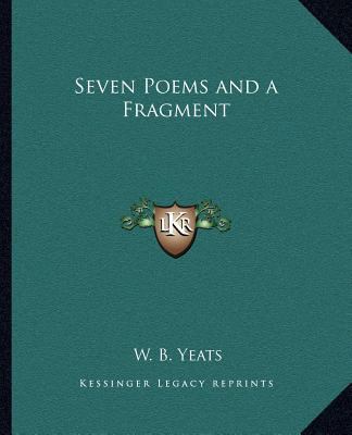 Seven Poems and a Fragment 1162623373 Book Cover