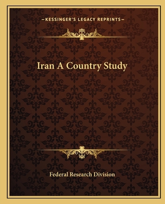 Iran A Country Study 1162668369 Book Cover