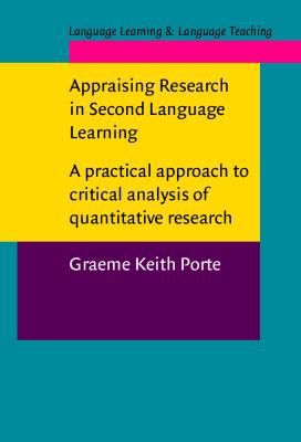 Appraising Research in Second Language Learning... 9027216967 Book Cover