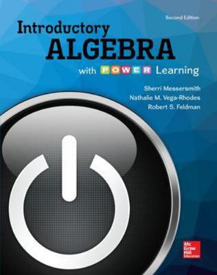 Introductory Algebra with P.O.W.E.R. Learning 1259610268 Book Cover