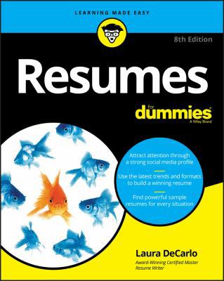 Resumes for Dummies 1119539315 Book Cover