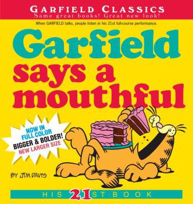 Garfield Says a Mouthful 0345491793 Book Cover