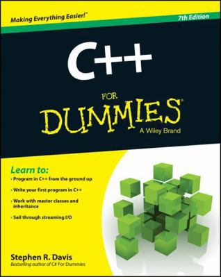 C++ For Dummies, 7th Edition 111882377X Book Cover