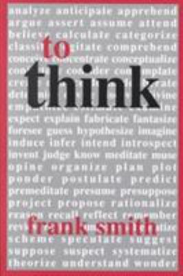 To Think 0807730572 Book Cover