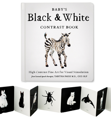 Baby's Black and White Contrast Book: High-Cont... 1941325971 Book Cover
