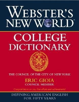 Webster's New World College Dictionary 076454392X Book Cover