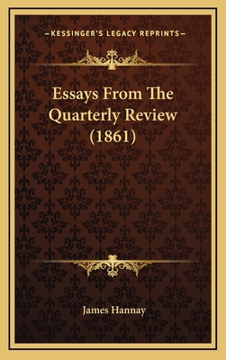 Essays From The Quarterly Review (1861) 1167128850 Book Cover