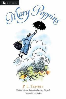 Mary Poppins (Harcourt Brace Young Classics) 0152525955 Book Cover