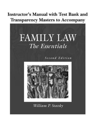 Family Law: The Essentials 1401848281 Book Cover