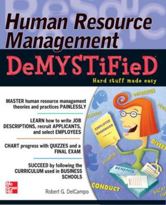 Human Resource Management Demystified 0071737243 Book Cover