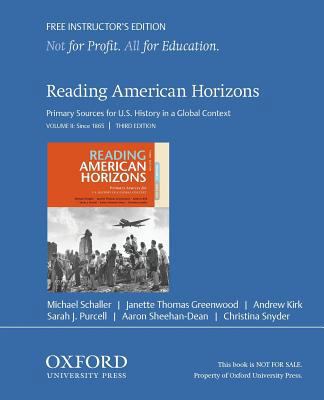 Reading American Horizons, Volume 2 Ie 0190861312 Book Cover