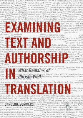 Examining Text and Authorship in Translation: W... 3319820478 Book Cover