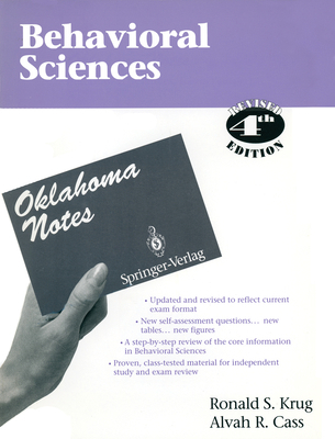 Behavioral Sciences 0387943935 Book Cover