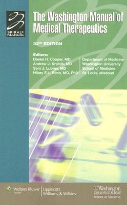 The Washington Manual of Medical Therapeutics 078176517X Book Cover