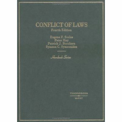 Conflict of Laws (Hornbook Series and Other Tex... 0314146458 Book Cover