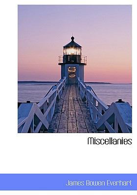 Miscellanies 1117141403 Book Cover
