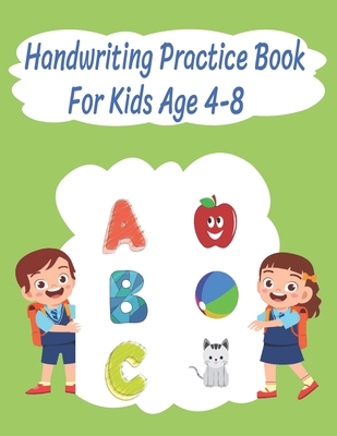 Handwriting practice books for kids age 4-8: primary composition notebook daily pre handwriting practice letter tracing paper