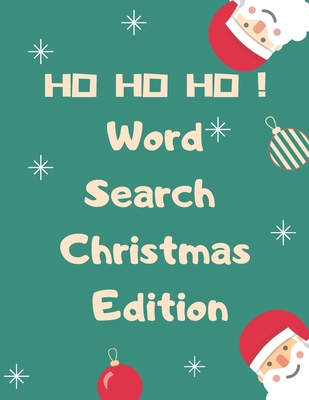 Word Search Christmas Edition: 75 Puzzle Pages ... [Large Print] 1709904216 Book Cover