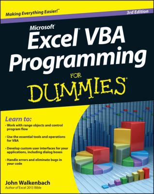 Excel VBA Programming for Dummies 1118490371 Book Cover
